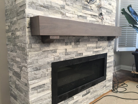 Fireplace Mantel - Walnut
