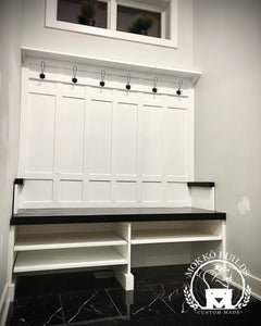 Shoe Bench & Coat Hook - Yin Yang